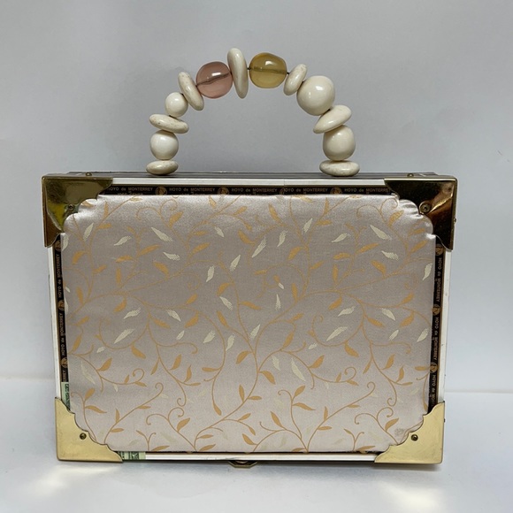 Vintage cigar box purse custom crafted handbag. Handcrafted artist made - Picture 2 of 9